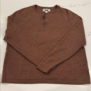 Joseph Abboud Tan Wool Blend Sweater Size M